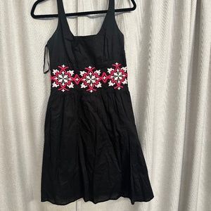 Embroidered cotton dress